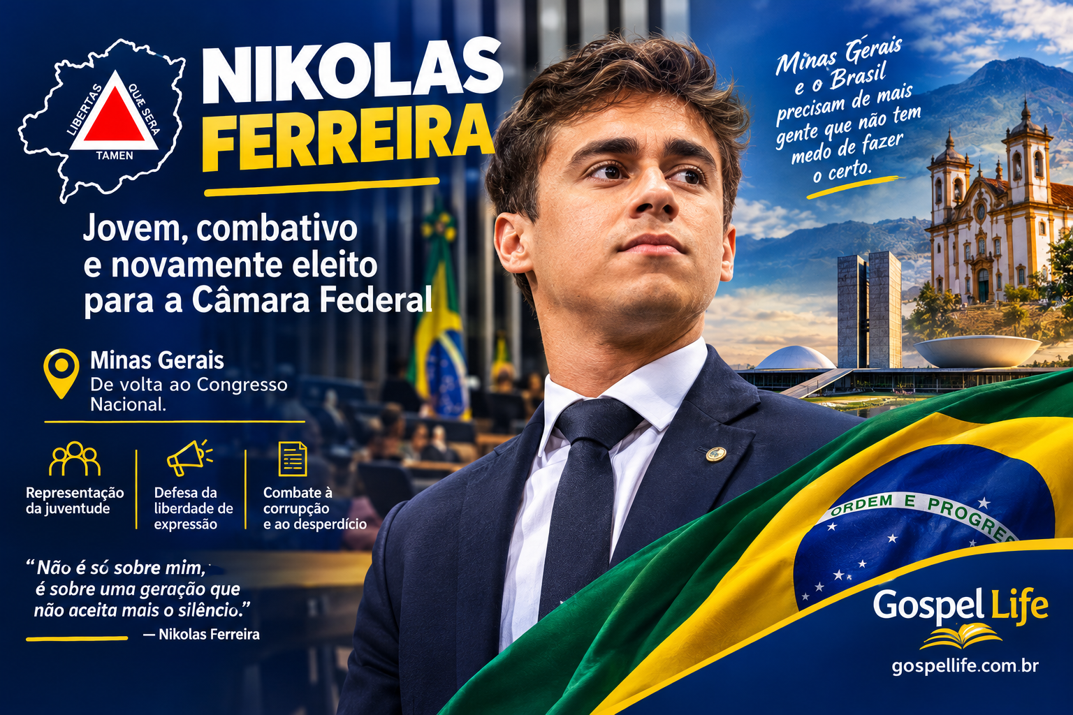 Nikolas Ferreira - Voz de Minas e do Brasil